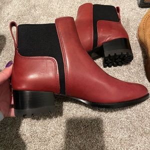 New madewell rust booties